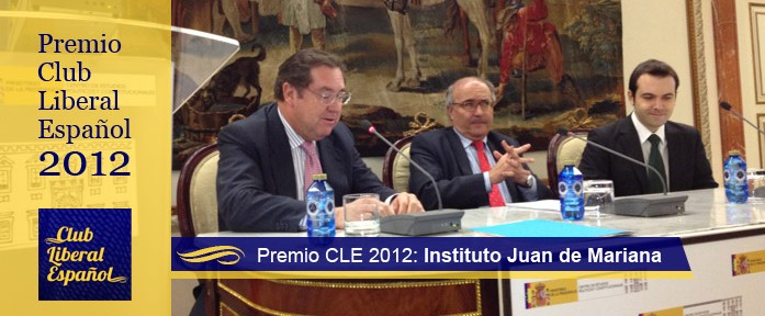 Premio Club Liberal Español 2012 al Instituto Juan de Mariana